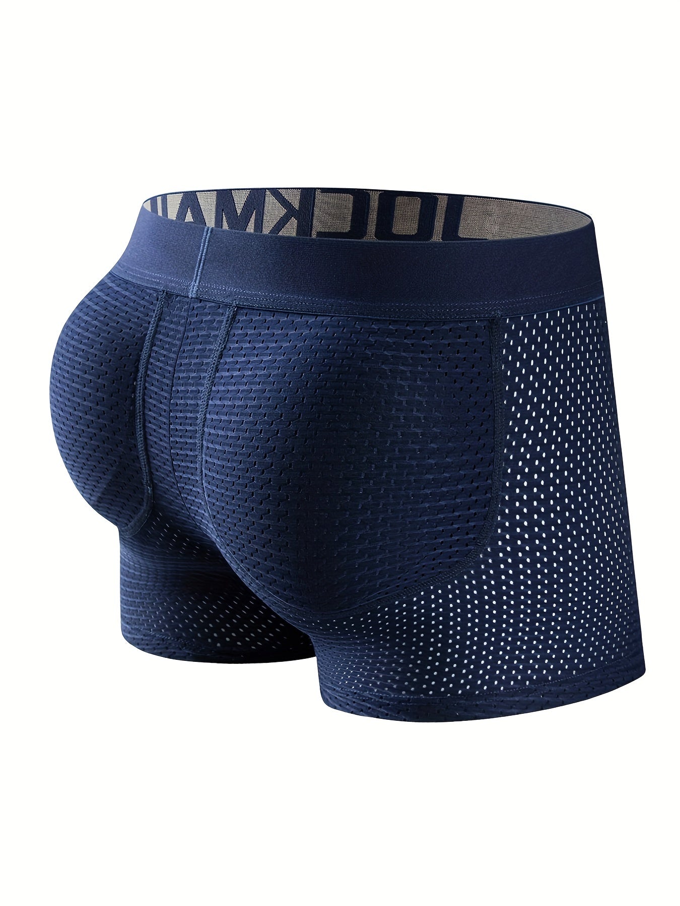 1pc Men's Sexy Fashion Mesh Breathable Soft Comfortable Butt Lift Boxer Briefs Underwear