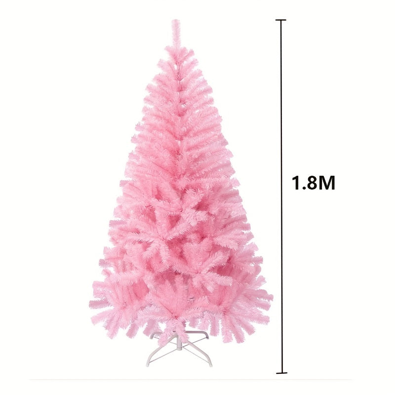 1pc, Christmas Pink Christmas Tree, Household Nude Tree Pink Snow Scene Arrangement, Scene Decor, Festivals Decor, Room Decor, Corridors Decor, Window Decor, Offices Decor, Christmas Decor