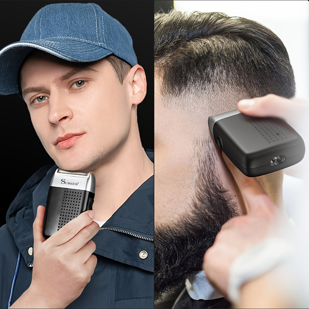 Men's Electric Portable Shaver Reciprocating Floating Shaver