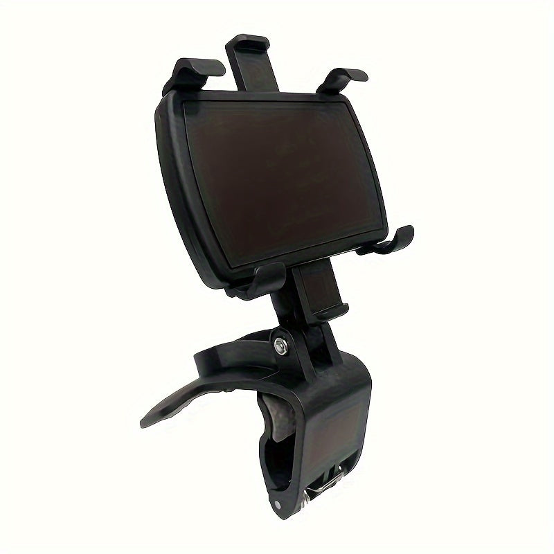 360° Rotating Car Phone Holder: The Perfect Driving Companion for Rearview Mirror Navigation & Recording!