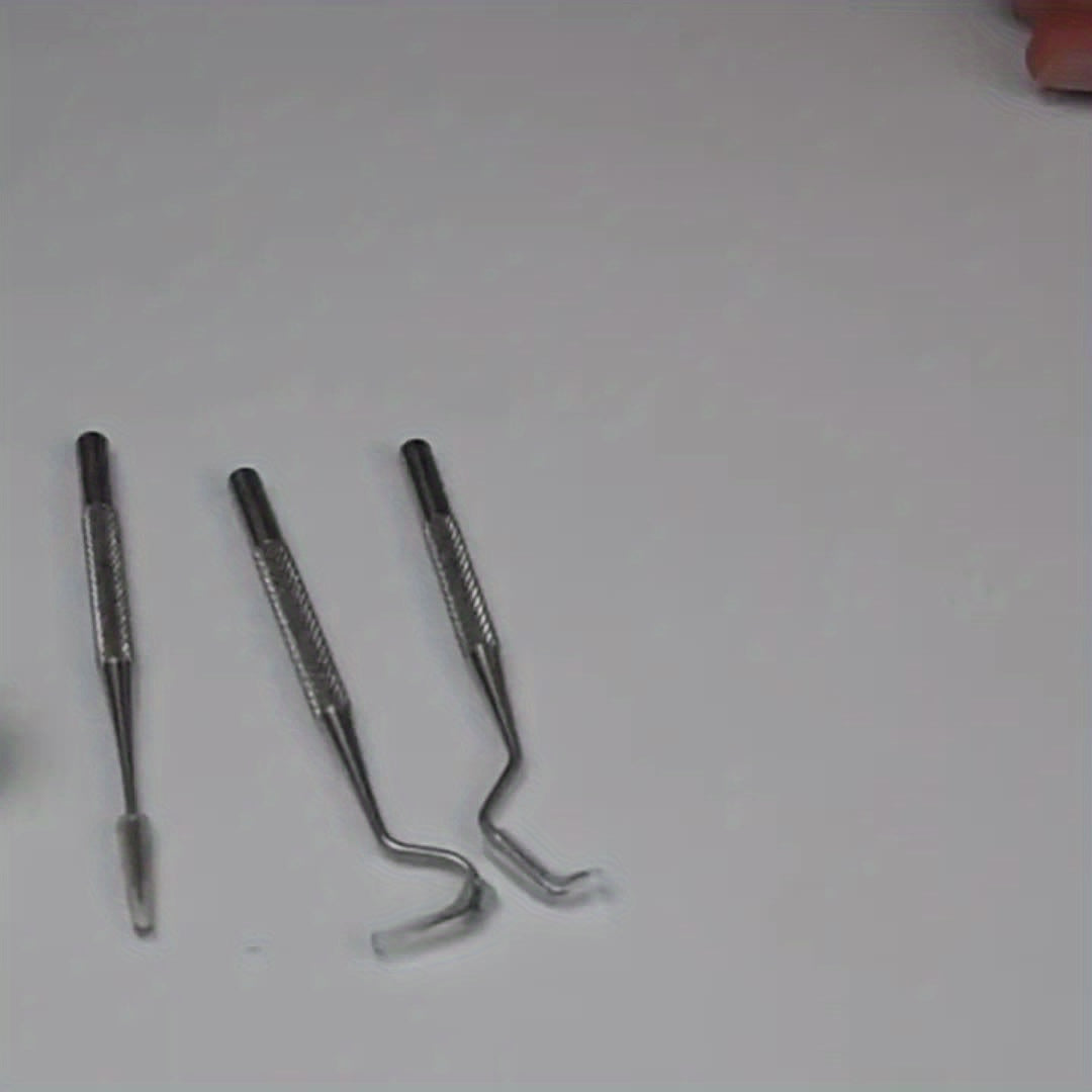 3 \ u002F4 \ u002F7pcs \ u002Fset, Ensemble de cure-dents en acier inoxydable, Cure-dents réutilisables, Fil métallique portable, Outils de nettoyage dentaire, Dent Détaquant, Équipement de nettoyage interdentaire domestique, Pour la maison, Extérieur, Vo