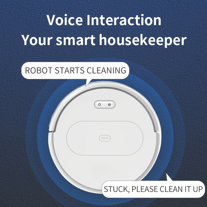 1pc, Intelligent Robot Vacuum Cleaner, Mopping Robot, 14.17inch\u002F14.2-inch Automatic Sweeping Machine Robot, Equipped With Automatic Rolling Brush Design, Intelligent Automatic Charging, Good Helper For Home Floor Cleaning