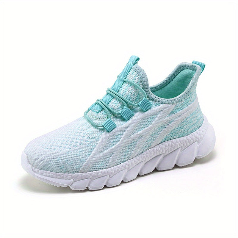 Kids Boys Trendy Breathable Lightweight Shoes Outdoor Comfortable Low Top Slip On Walking Sneakers, Casual Shoes For Fall And Spring