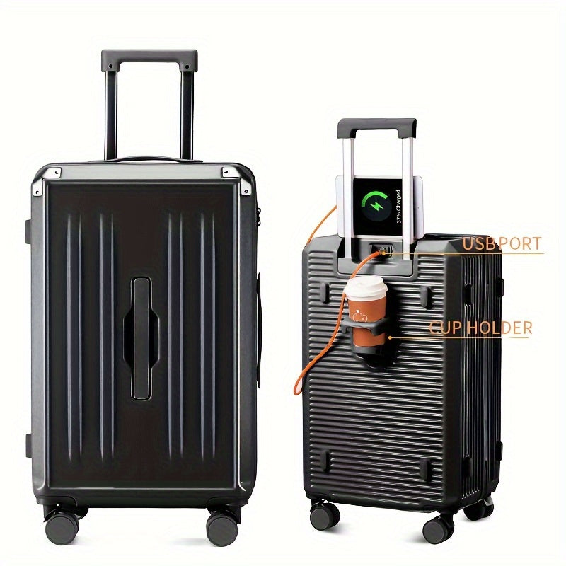 20\u002F24\u002F28 Inch Trolley Suitcase, Functional Large Capacity Luggage, Travel Suitcase With Spinner Wheel & Password Lock