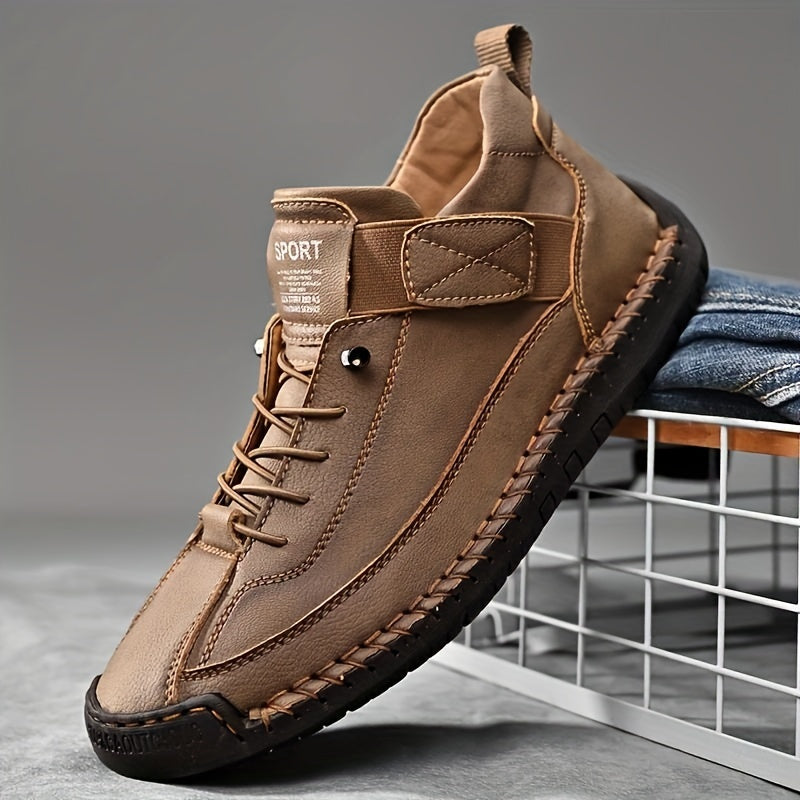 Men's Lace-up Sneakers- Casual Walking Shoes - Comfortable And Breathable