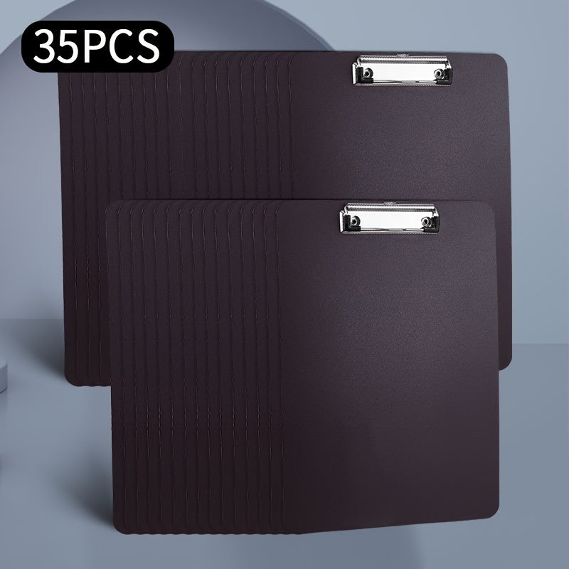 35pcs School File Folder, Plastic File Folder, A4 Paper Folder, Office Supplies