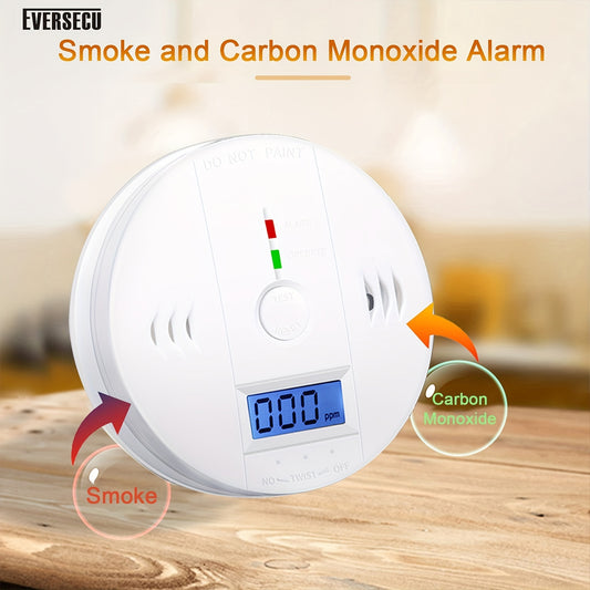 Protect Your Home & Family with this High-Tech Carbon Monoxide Detector - 85dB Siren & LCD Display