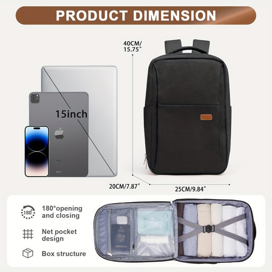 1pc Travel Backpack, Short-distance Lightweight Travel Backpack, Business Trip Luggage Bag, Laptop Storage Bag