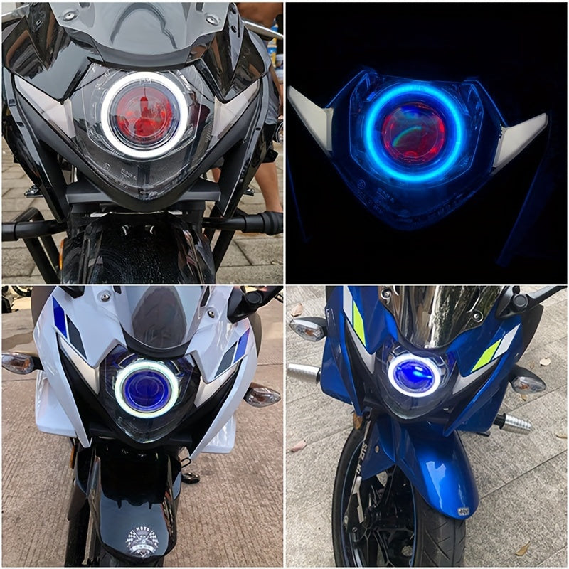 2pcs Car Headlight LED Angel Eye Ring Light Strips, 23cm\u002F9.05in RGB App Control Super Bright, For Car Motorcycle Headlight Lighting Accessories