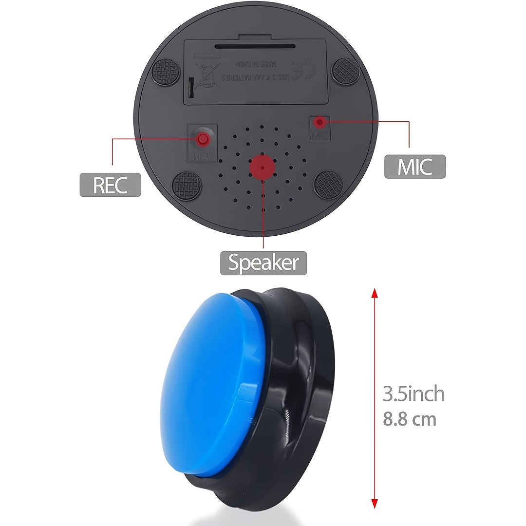 Train Your Dog To Talk With 4 Voice Recording Buttons - No Batteries Required!