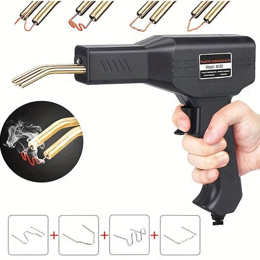 Hot Stapler Car Bumper Repair Kit: Plastic Welding Machine & Soldering Iron for Quick Crack Fixes!