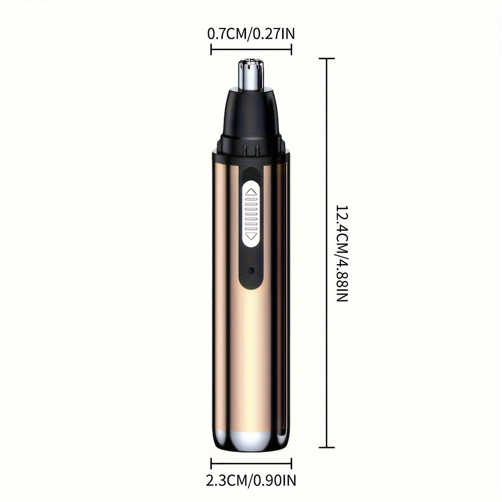 Mise à niveau électrique nez et oreille tondeuse sourcils rasoir, nez cheveux Remover pour hommes femmes USB rechargeable, étanche en acier inoxydable tête, moteur muet, femmes hommes cheveux nettoyant