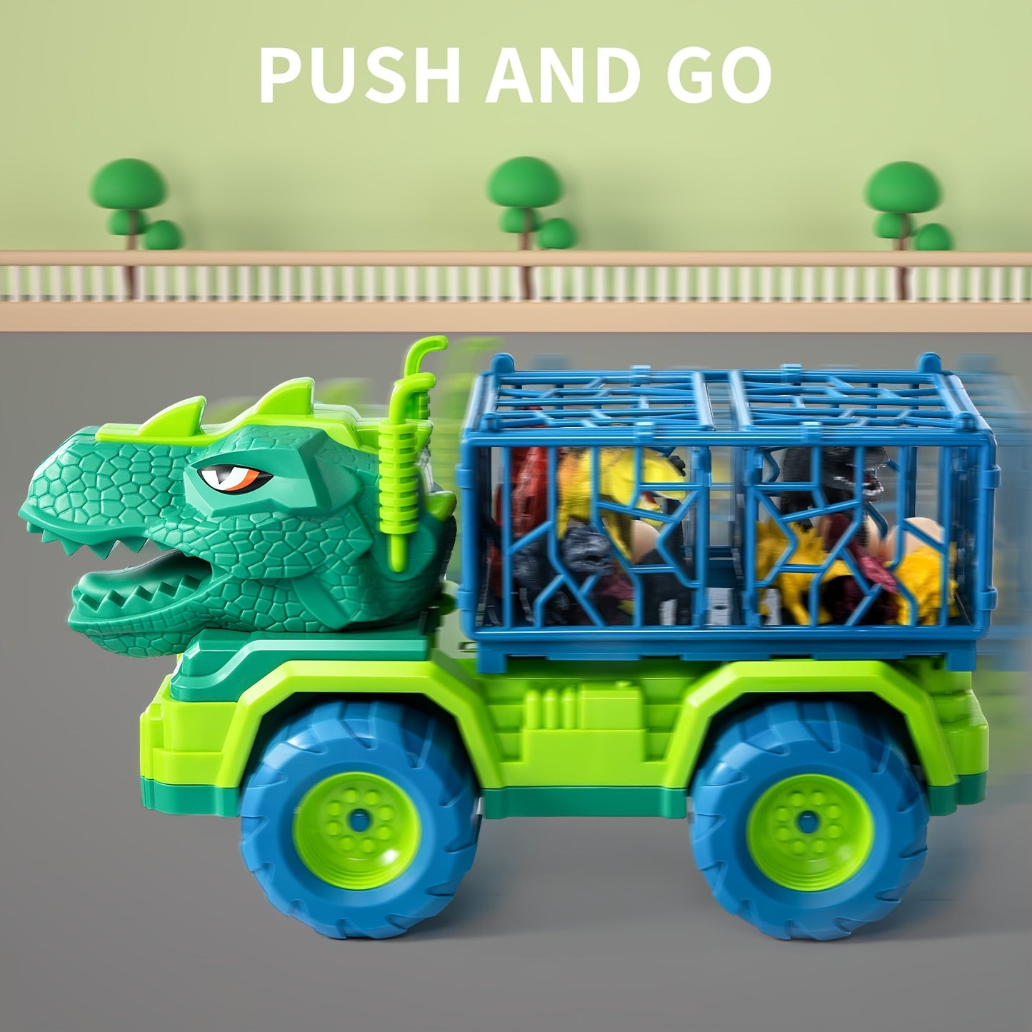 Jurassic Adventure Awaits! 8 Dino Figures, Truck, Eggs & Play Mat - Perfect Dinosaur Play Set For Kids 3-5 Years!