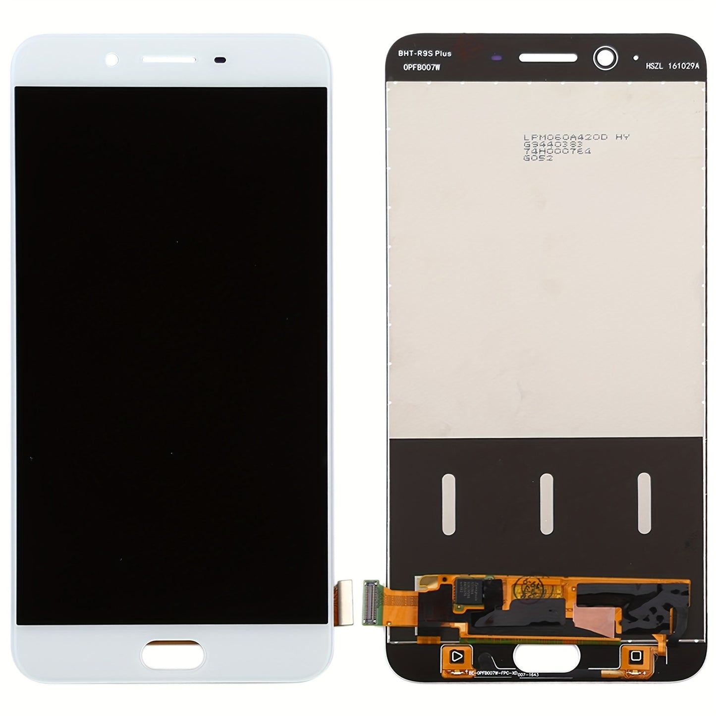 Tela LCD para OPPO R11 Plus com conjunto completo de digitalizador (branco)