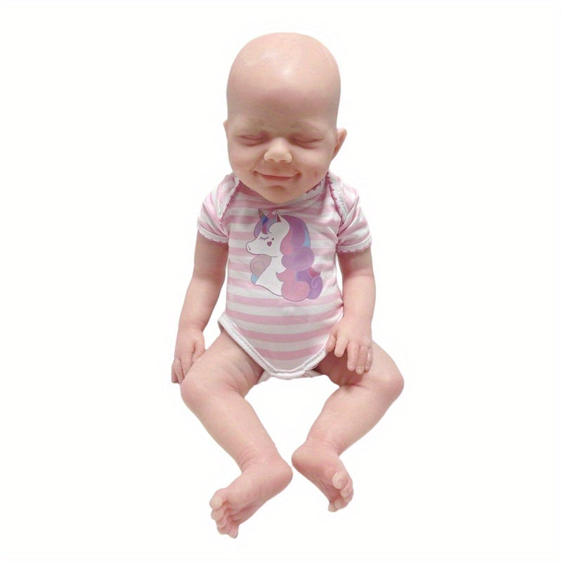 All Silicone Dolls, Mini Imitation Baby Soft Dolls, Children's Dolls Newborn Reborn Babies Parent-child Practice Birthday Christmas Gifts For Families Aged 6 And Over