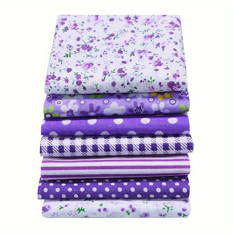 56pcs Cotton Fabric Sewing Fabric 100% Cotton Flower Printed Fabric For DIY, Crafts, Projects, Quilting