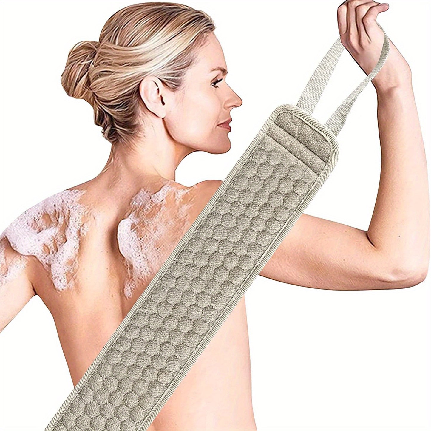 Deep Cleansing Back Scrubber for Men and Women - Exfoliates and Relaxes Your Body in the Shower or Bath