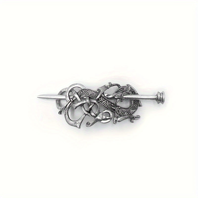 Creative Vintage Style Alloy Shawl Pin Brooch Winter Sweater Clothings Decoration 1pc