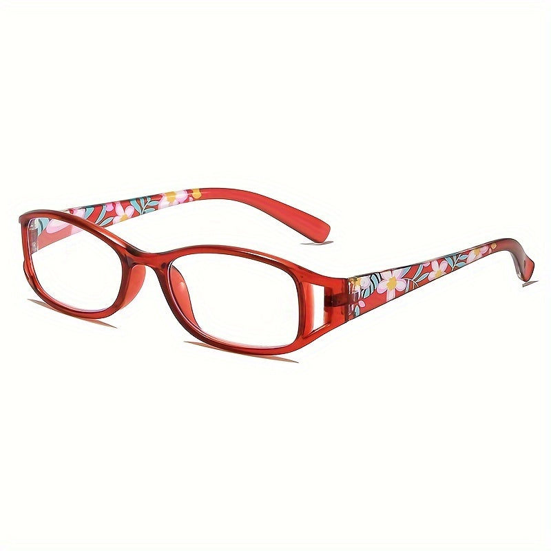 Lunettes de lecture bloquant la lumière bleue, rétro, florales, presbytes, lecteurs HD pour femmes et hommes + 1.0 à + 4.0