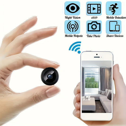 1PC Wireless Camera, Intelligent Wireless Camera, Mobile Remote Application, Anytime And Anywhere Viewing, Good Butler Assistant, Wireless Camera, Christmas, Halloween, Thanksgiving Gifts