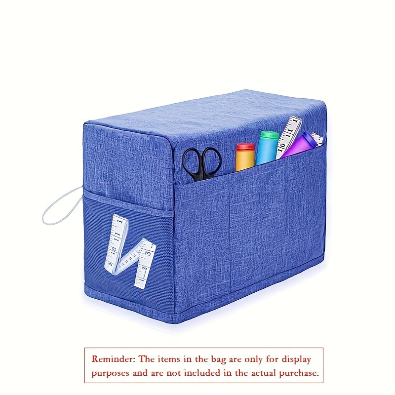 1pc Portable Sewing Machine Cover, Household Sewing Machine Dust Cover, With Sewing Tool Storage Pocket Art Supplies