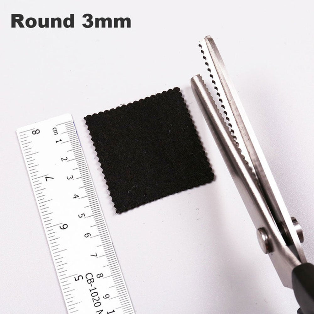 1pc Scissors Sewing Embroidery Fabric Zigzag Shape Craft Cut Dressmaking Leather Handicraft DIY Tool