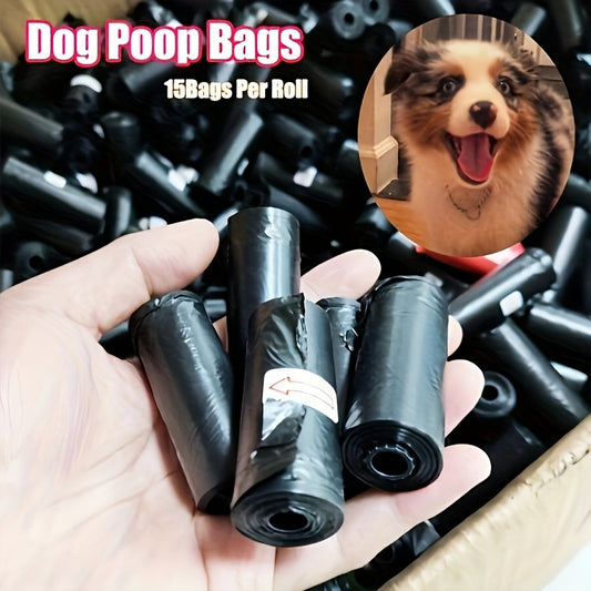 80 Rolls\u002F1200 Counts Dog Poop Bags, Thickened 1 Silk Leak Proof Pet Garbage Bags Refill Rolls With 1pc Free Dispenser, Pet Cleaning Supplies