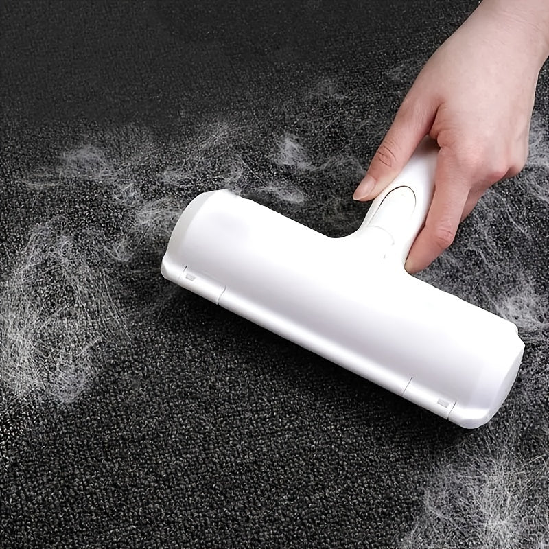 Reusable Portable Lint Roller Brush - Quickly Remove Cat & Dog Hair From Furniture & Clothing!