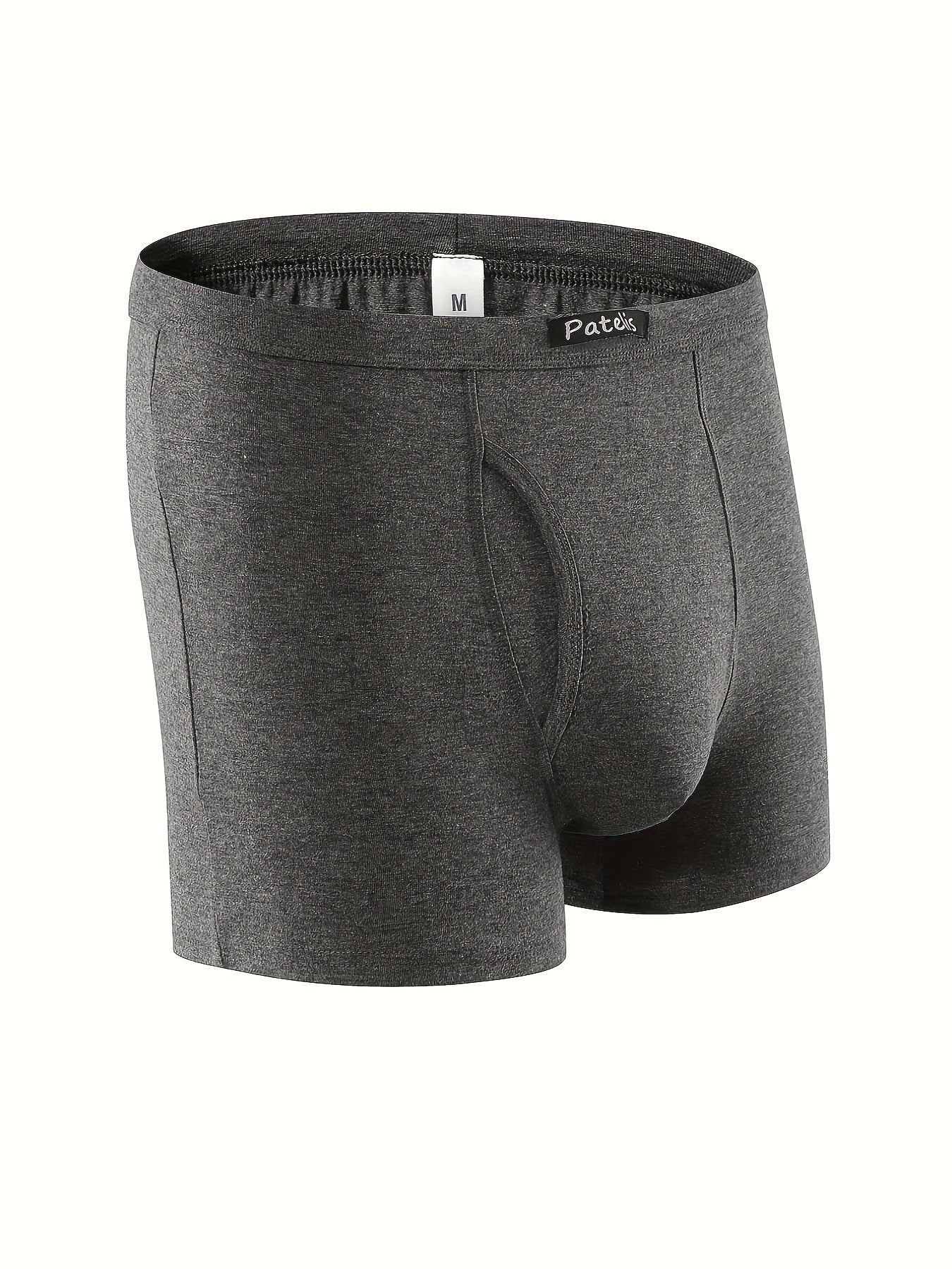 3 Stück Herren Plus Size Boxer Breifs, Lässige, schlaue Farbe Boxerhöschen, atmungsaktive bequeme, schnell trocknende, dehnbare Boxershütte, Herren unterwäsche, 95% Baumwoll unterwäsche