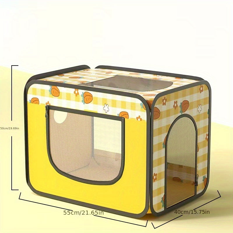 Caja de secado plegable para mascotas-Solución de secado rápido para perros y gatos-Portátil y fácil de almacenar