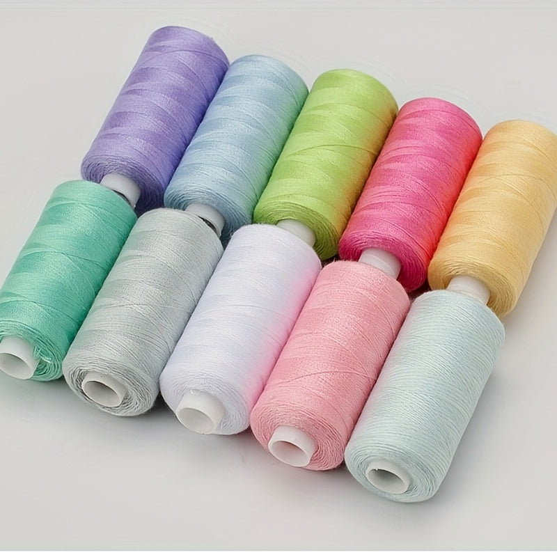 100 Colors\u002Fset Household DIY Sewing Machine Small Thread Hand Sewing Thread 402 Sewing Thread 400 Yards Multifunctional Polyester Thread