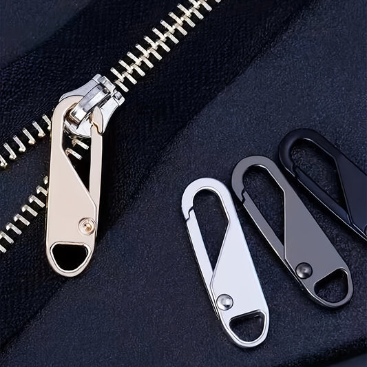 4pcs Zipper Slider Zipper Instant Zipper Repair Kit Replacement Travel Bag Zipper Puller DIY Sewing Craft