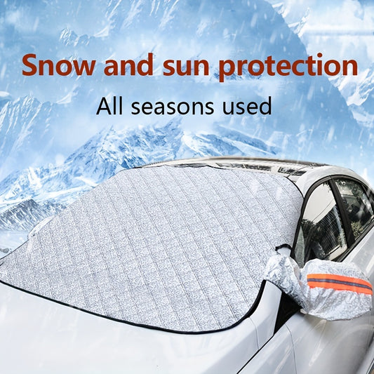 Protect Your Car from All Weather Conditions with this Waterproof, UV & Snow Resistant Cover + Built-in Magnetic Suction!