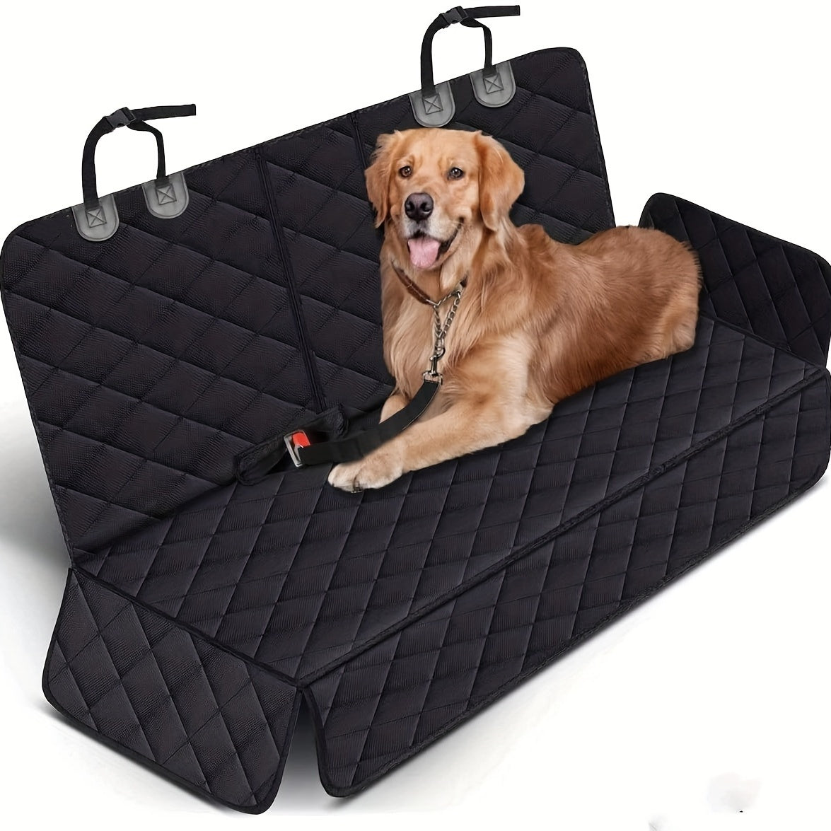 Protect Your Car Seats From Pet Hair & Messes With This Waterproof & Anti-Slip Dog Car Seat Cover!