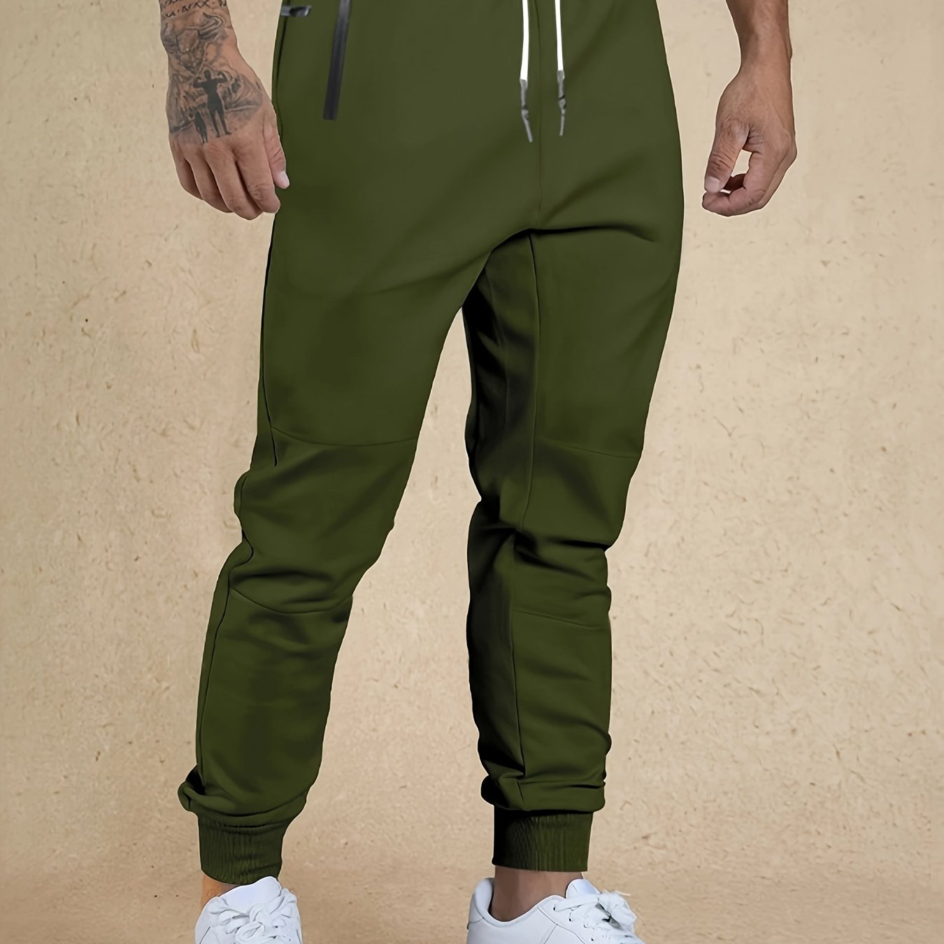 Drawstring Sweatpants Loose Fit Pants Men's Casual Joggers For Men Winter Fall Running Jogging