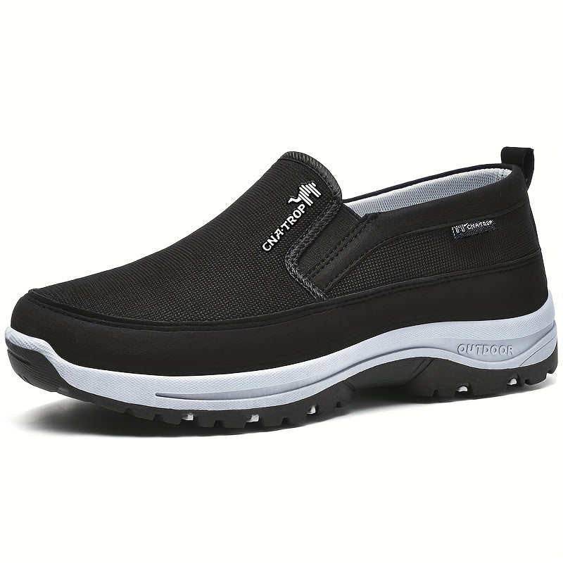 Men's Classic Solid Loafer Shoes: Lightweight, Breathable, Anti-Skid Slip-On Shoes For Outdoor Activities!