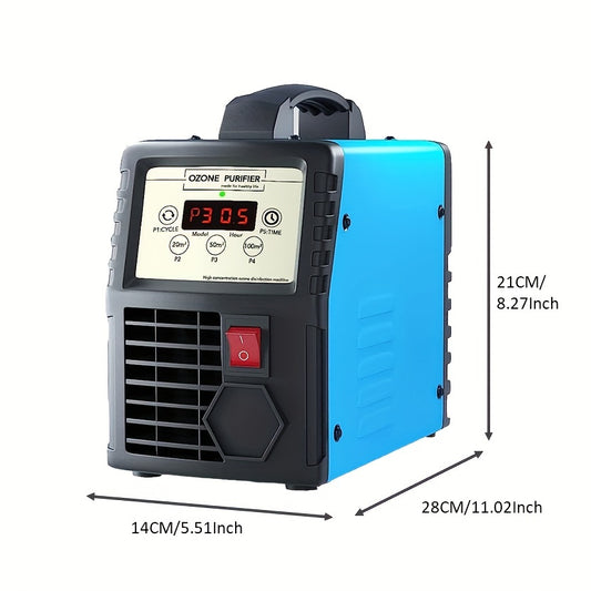 1pc High Capacity Ozone Generator for Commercial and Home Use - 10000mg\u002Fh Air Purifier, Deodorizer, and Air Fresheners - Ideal for Farm, Hotel, Restaurant, and Office Use - Self Timer Available