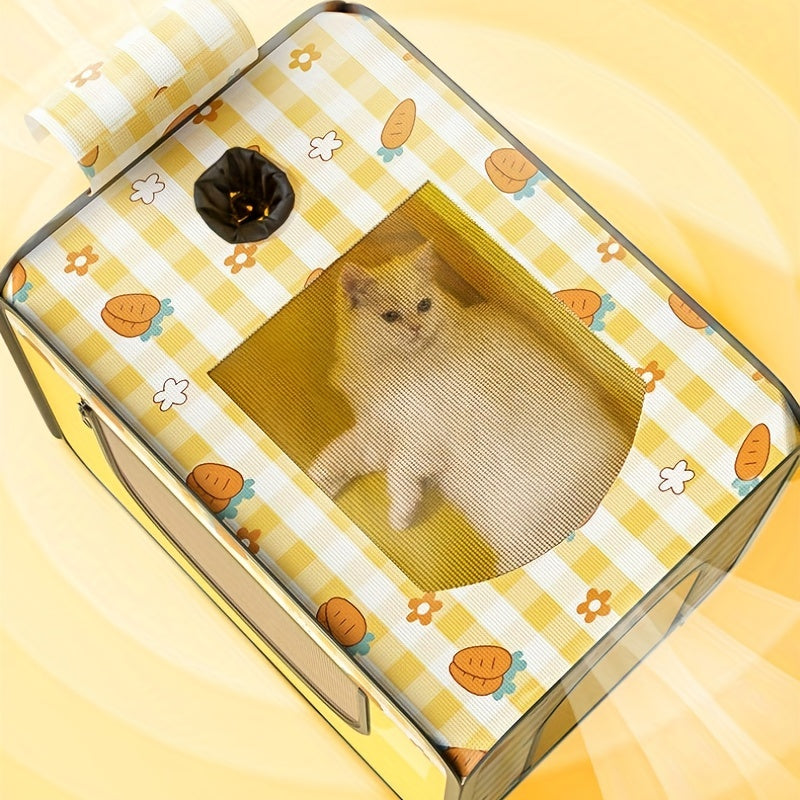 Caja de secado plegable para mascotas-Solución de secado rápido para perros y gatos-Portátil y fácil de almacenar