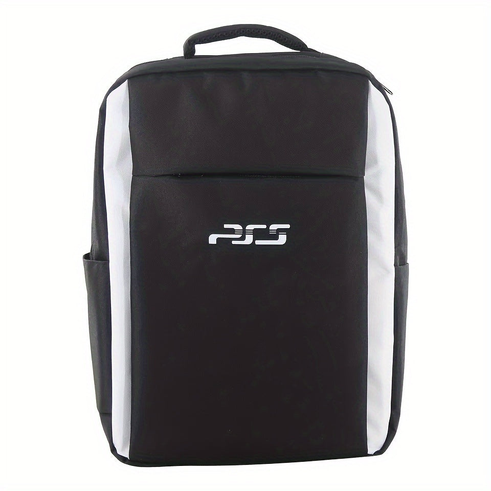 Mochila de viaje para consola PS5, accesorios, bolsa de almacenamiento de funda protectora compatible con consola Sony PlayStation 5, auriculares, discos de juego, para controlador PS5, estación de carga, regalo de Navidad para fanáticos del juego