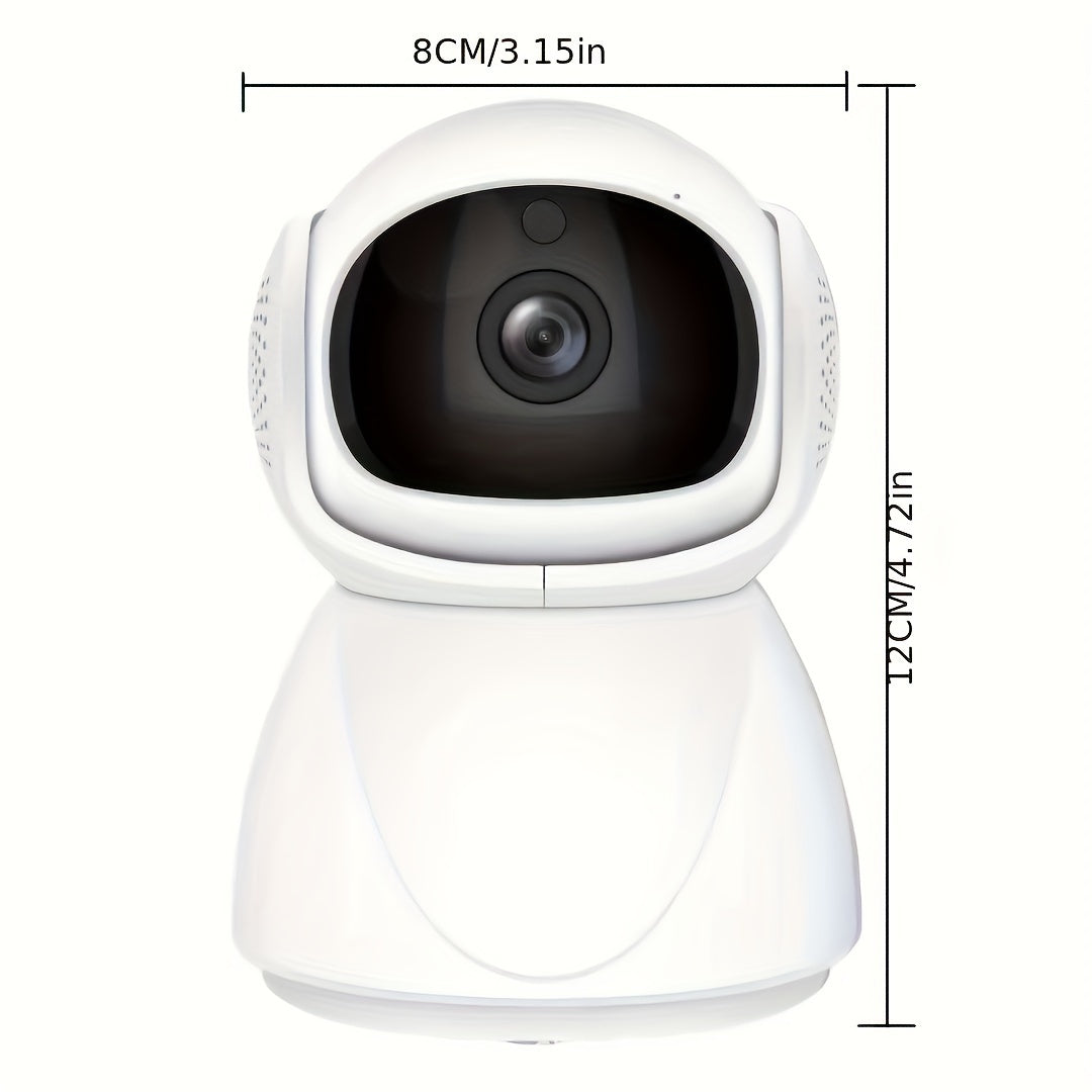 Câmera interna inteligente 1080P 5Ghz de 1 unidade, WiFi de banda dupla, detecção automática de som de rastreamento, vídeo CCTV seguro, monitor de câmera IP sem fio interna, presente de Halloween, presente de Ação de Graças, presente de Natal