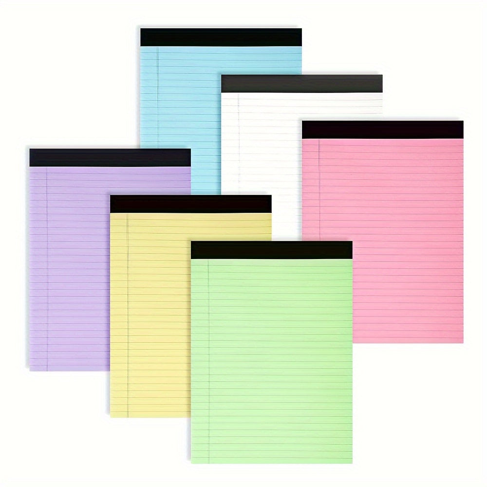 6pcs A4 Notepad, Simple Notepad, Writing Pads For School, Home, Office, Business, And Restaurant, 8.5 X 11 Inches