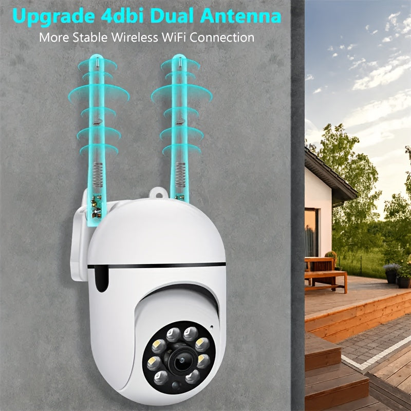 2.4GHz HD Camera, 3MP High-definition Wireless WiFi Camera, 1080p Home Outdoor Safety Camera, With Two-way Communication, Mobile Detection, 360 ° Rotation, Home Safety High-definition Infrared Night Vision Camera, Baby, Elderly, And Pet Monitor