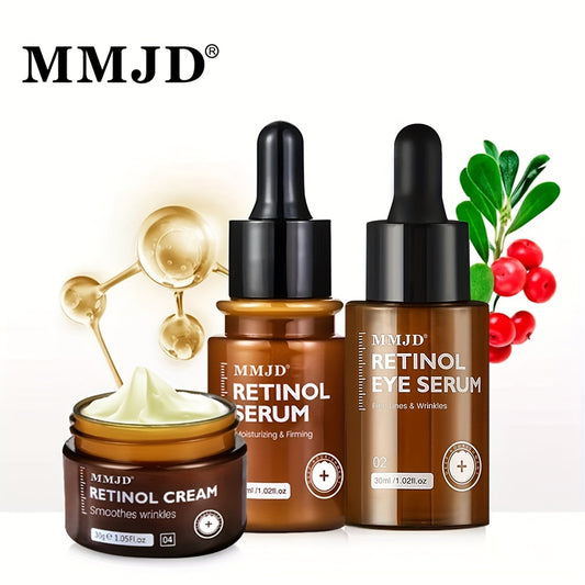 1 Set Retinol Face Cream, Retinol Face Serum, Retinol Eye Serum, Daily Skin Care Retinol Set Gifts