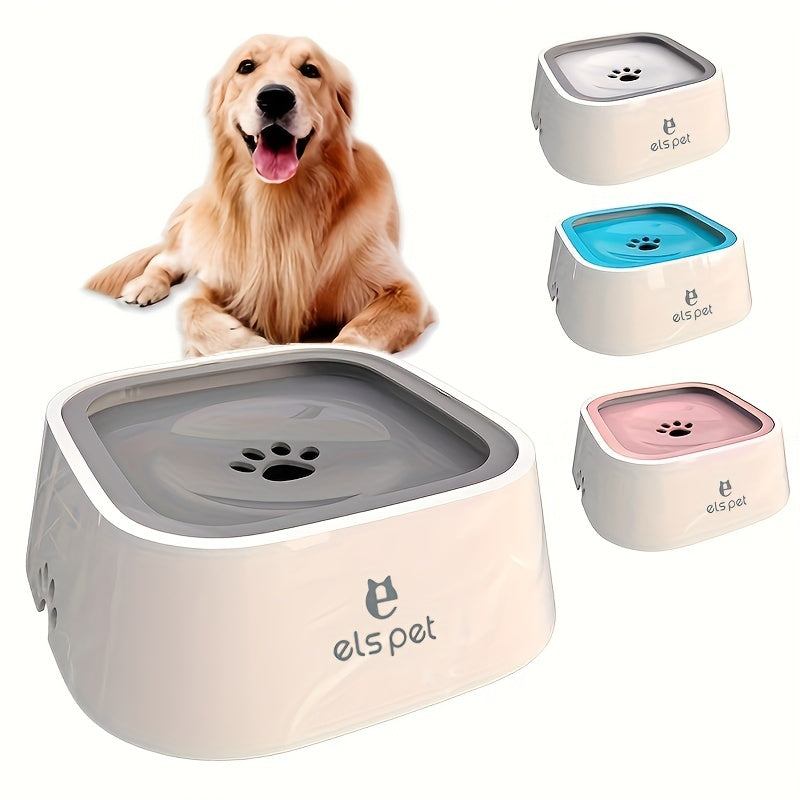 Bol d'eau pour chien Bol pour chien Mangeoire à eau lente No-Spill Bol d'eau pour animaux de compagnie Plat d'alimentation lente