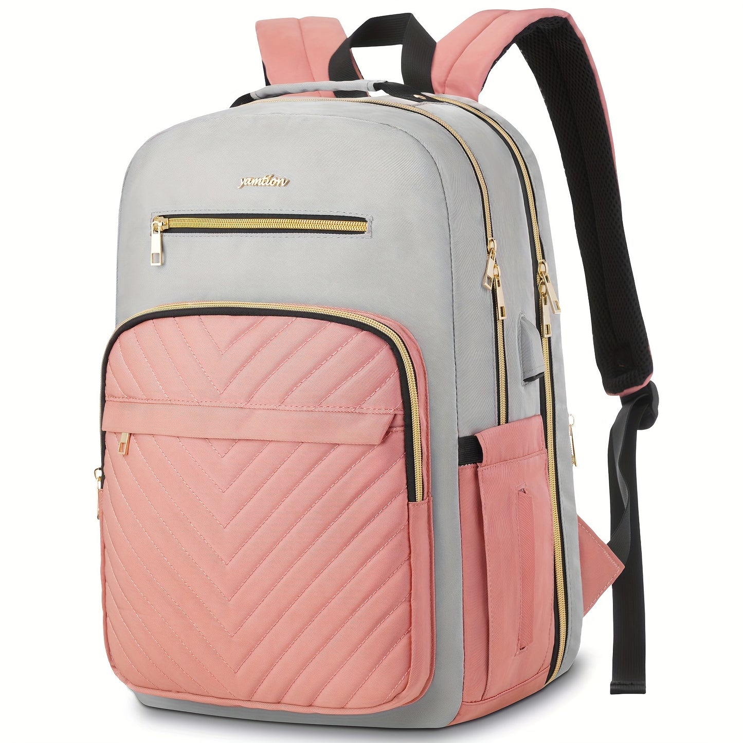 Trendy Wave geste ppter Rucksack, Laptop-Rucksack mit großer Kapazität, perfekter Frauen-Rucksack für Freizeit reisen, Arbeit, Schul pendeln, Schult asche, Bücher tasche