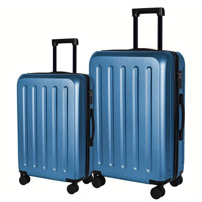 20in&26in 2pcs Luggage Suitcase Set PC+ABS Carry On Hard-Shell Luggage Suitcase With Spinner Wheels Lock Lightweight Casual Luggage Suitcase For Work Outdoor Travel
