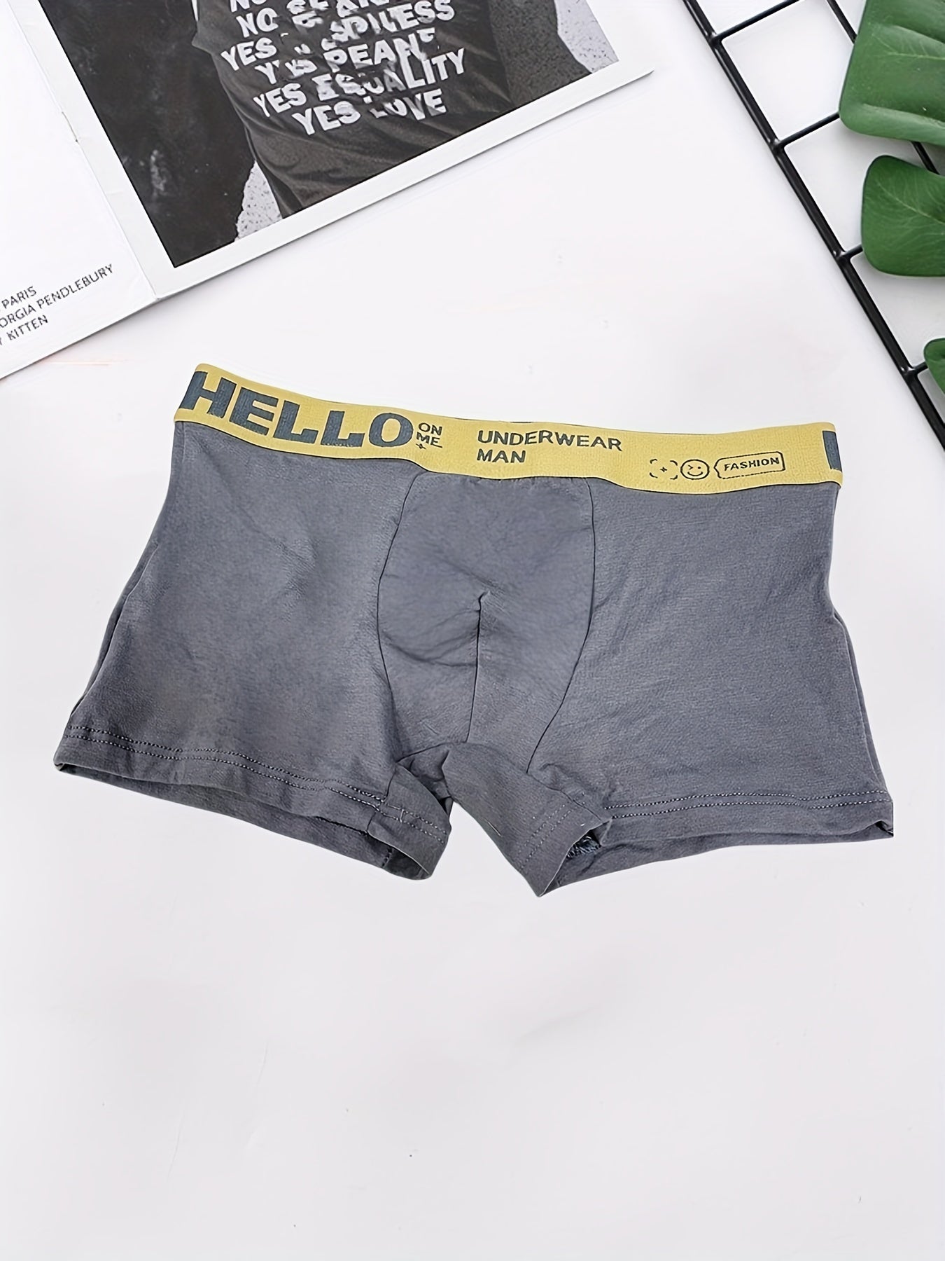 3 Stück Herren Baumwolle Komfortable Mode Boxer Slips Unterwäsche