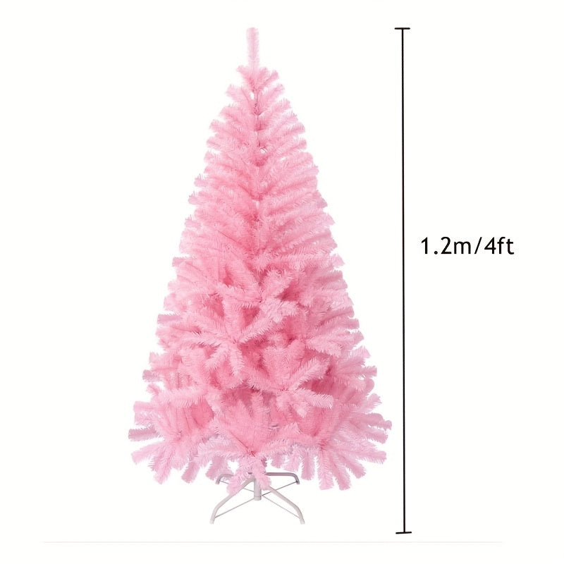 1pc, Christmas Pink Christmas Tree, Household Nude Tree Pink Snow Scene Arrangement, Scene Decor, Festivals Decor, Room Decor, Corridors Decor, Window Decor, Offices Decor, Christmas Decor