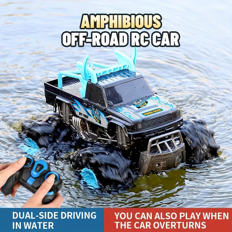 4x4 Amphibious Climbing Vehicle With Long Endurance For Both Land And Water, Capable Of Performing Stunts And Flipping Over