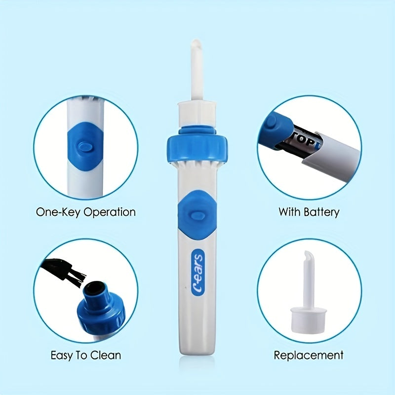 1pc Electric Ear Suction Device, Soft Head Ear Cleaner